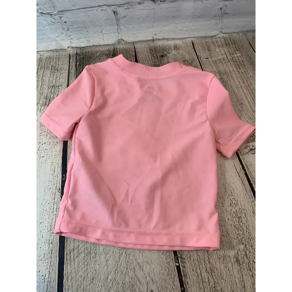 CARTER’S Girl’s Pink Rashguard Swim Top / Size: 18 Months